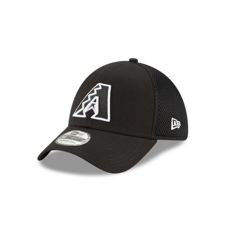 MLB Arizona Diamondbacks Neo 39Thirty Stretch Fit (LAS5094) - Black New Era Caps